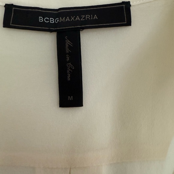 Cream Button-Up Blouse - Picture 3 of 3